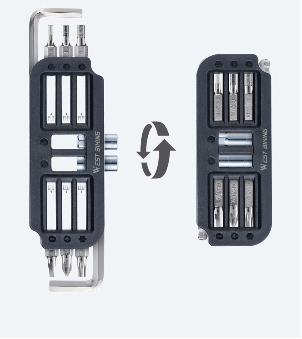 10-in-1 Multifunctional Bike Repair Tool Kit