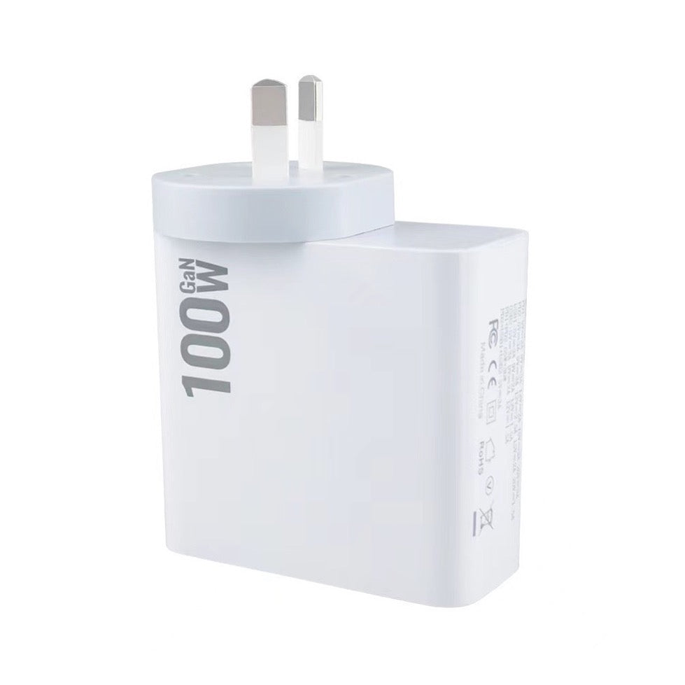 100W Multiport GaN Travel Wall Charger