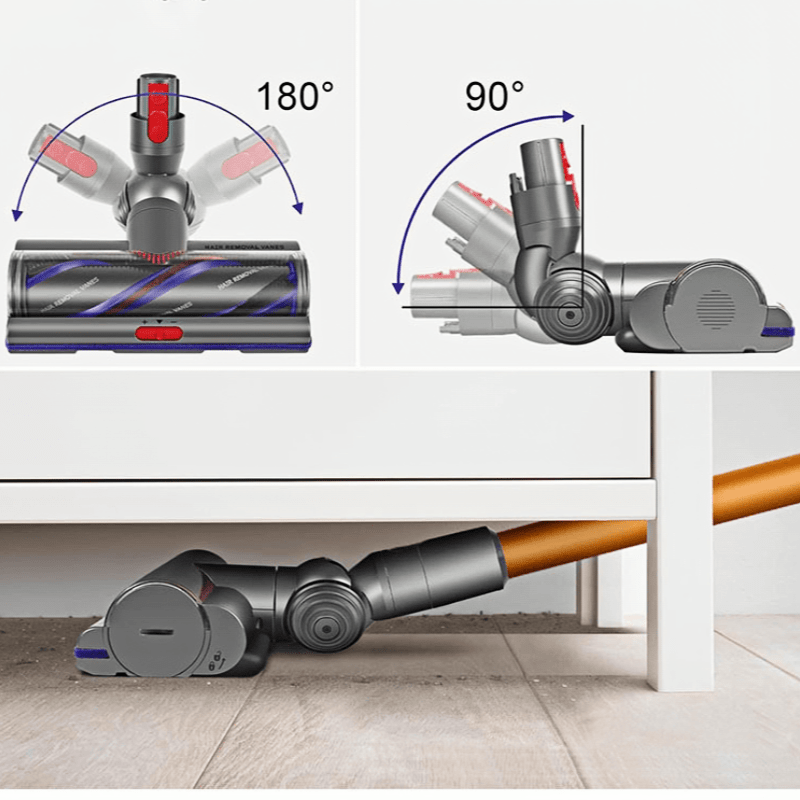 100W High Torque Drive Clean Head For Dyson V7 V8 V10 V11 V15 Vacuum Cleaners - TrendLine & Co.