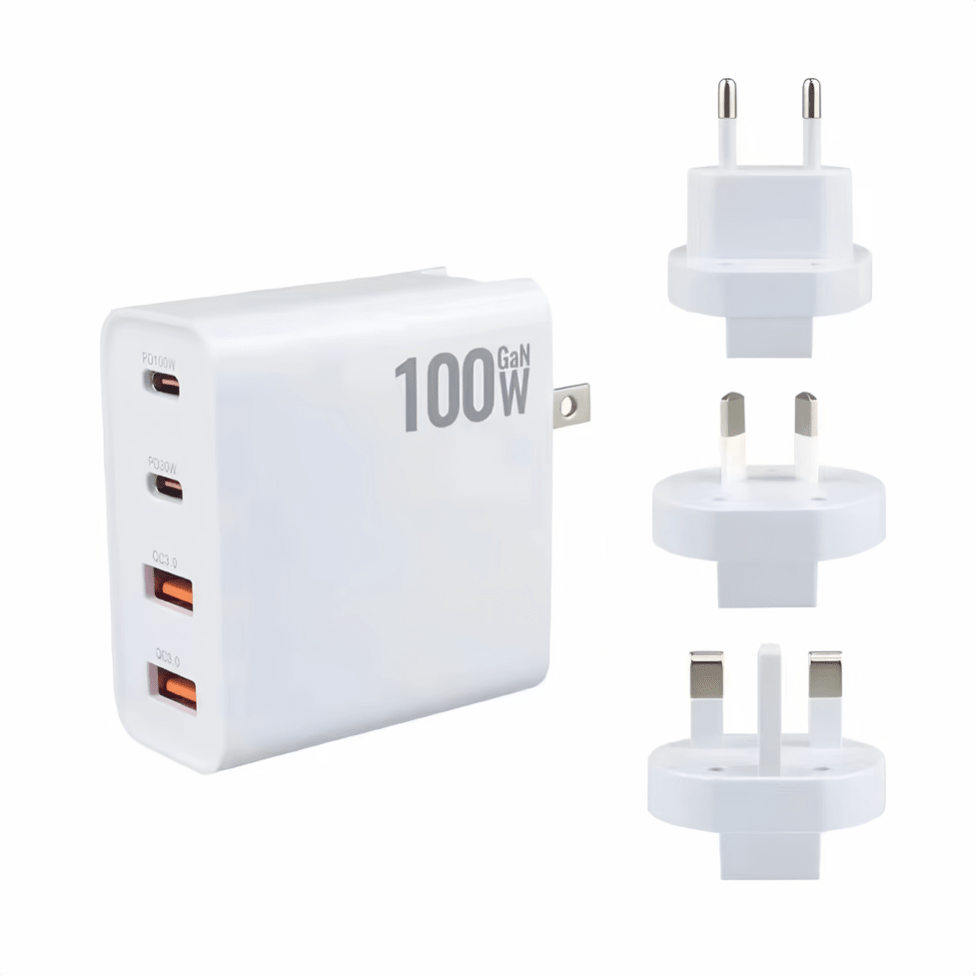 100W Multiport GaN Travel Wall Charger - TrendLine & Co.