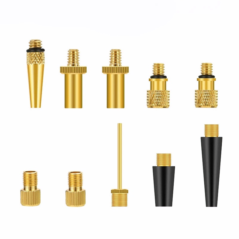 10pc Universal Air Pump Adapter Inflator Kit