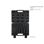 1/2" Pneumatic Thick-Walled Heavy-Duty Impact Socket Set 16pc - TrendLine & Co.