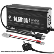 12V-14.6V Max 10A Lithium Battery Charger LiFePO4 Battery Charger