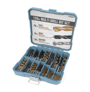 130PC SAE Multi Drill Bit Set - TrendLine & Co.