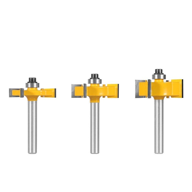 1/4 T-slot Router Bit Set 3PC - TrendLine & Co.