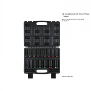 1/2" Pneumatic Thick-Walled Heavy-Duty Impact Socket Set 16pc