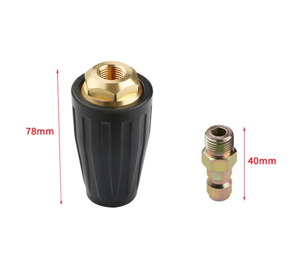 1/4 Pressure Washer Turbo Rotating Nozzle