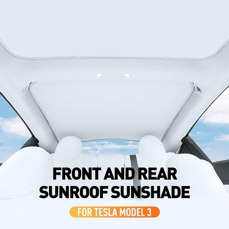 Tesla Model 3 Glass Roof Sunshade
