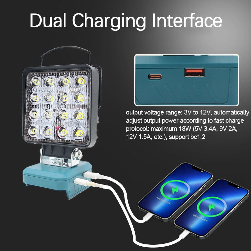 4.1 inch LED Work Light for Makita Battery
