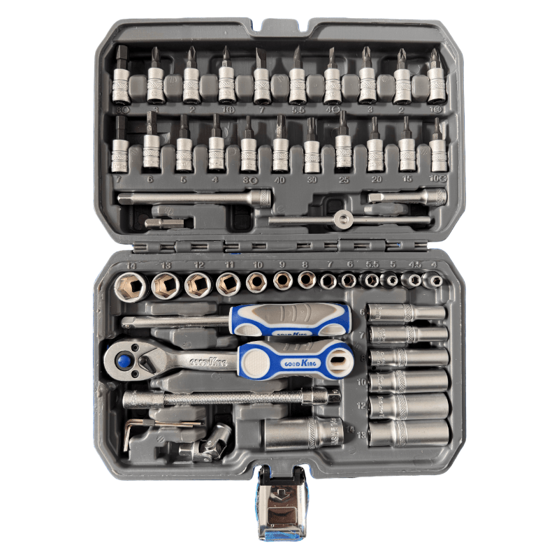 53PC 1/4" Drive Socket & Tool Set 72 Tooth - TrendLine & Co.