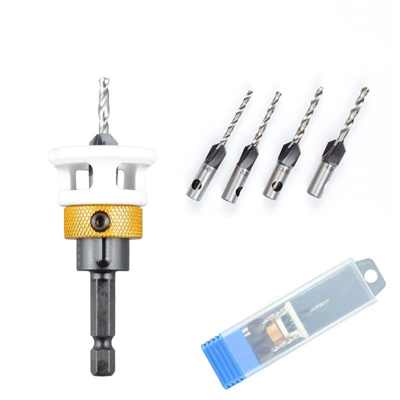 8G & 10G Adjustable Countersink Drill Bit Set - TrendLine & Co.