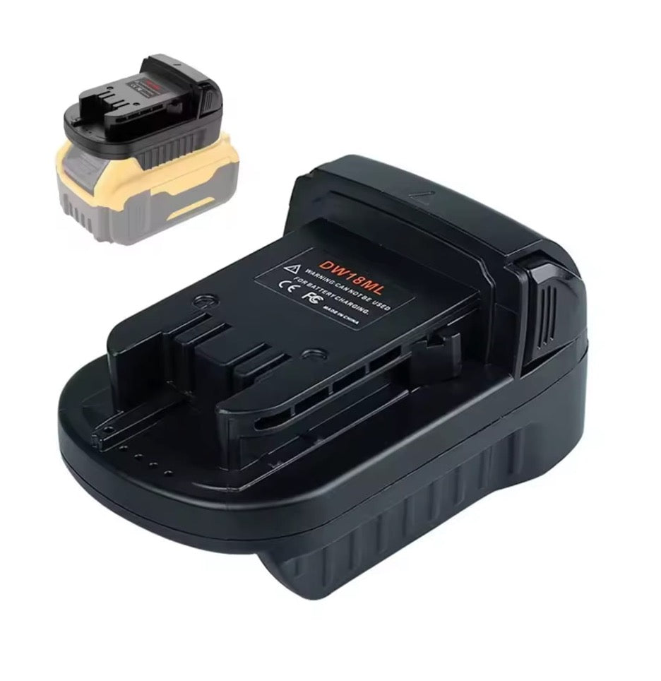 Battery Adapter for Dewalt 18V/20V Battery to Milwaukee M18 Battery
