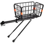 Bicycle Rear Rack With a Basket