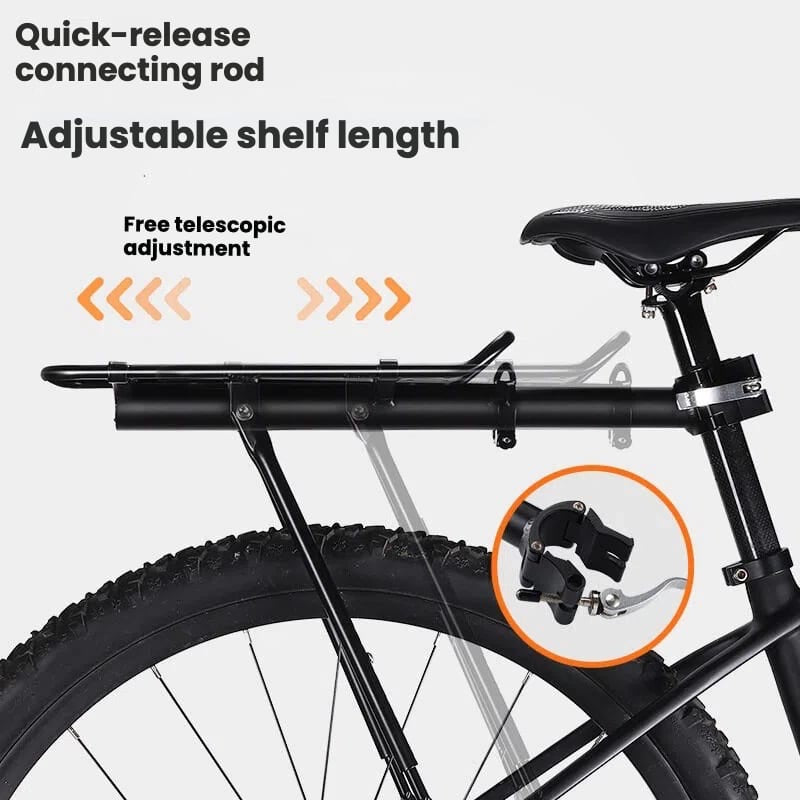 Bicycle Rear Rack With a Basket