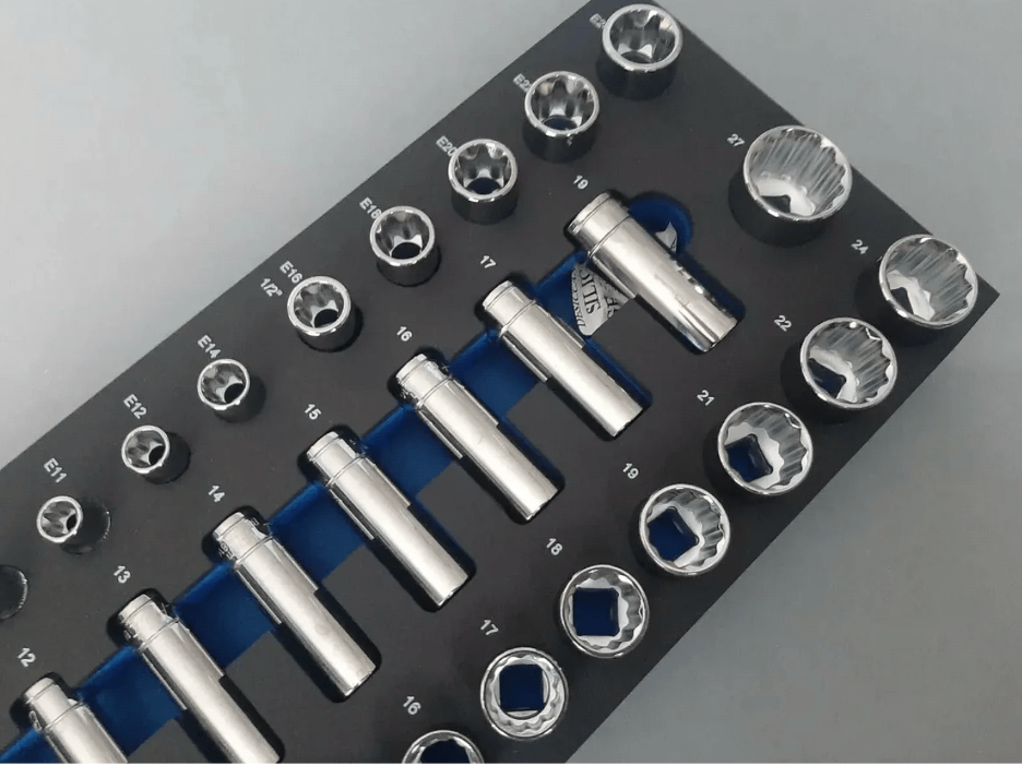 Blue-Point EVA Tool Holder Set - 38 pcs Metric Pattern and 12 Socket Sets BLPEVA17P