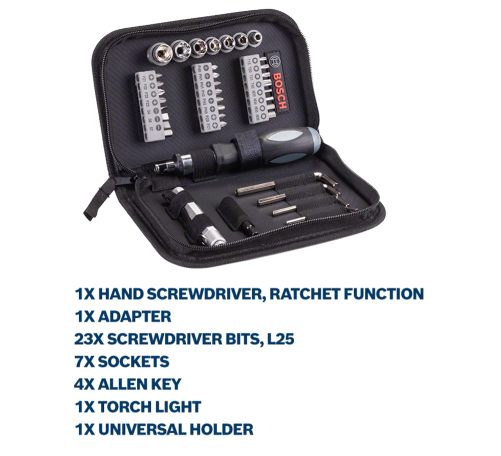 Bosch 38pc Hardware Repair Set