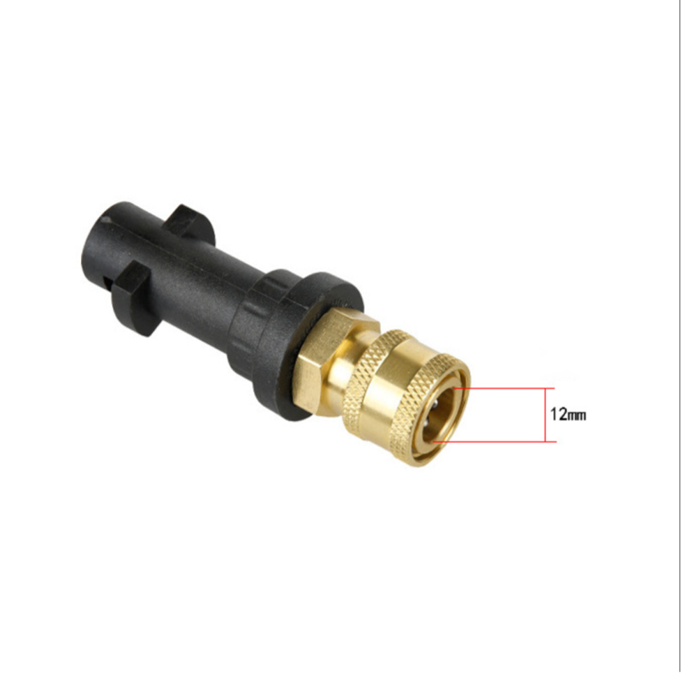 Compatible Karcher K Series to 1/4 inch Quick Connect Fitting Pressure Washer Adapter & Nozzles