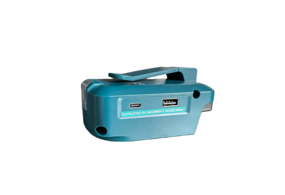 Compatible Makita 18V USB Power Charger LED Work Lights Adapter Flash light