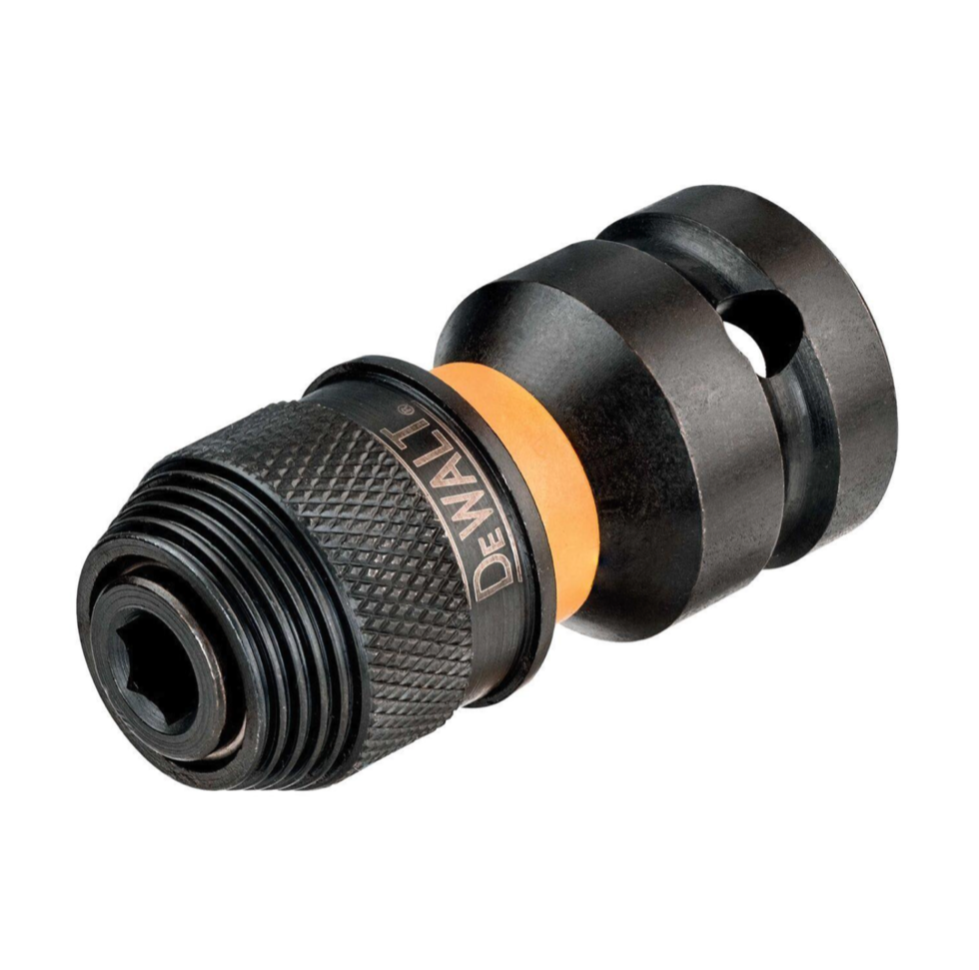 DeWALT 1/2" Square to 1/4" Hex Conversion Adapter Chuck