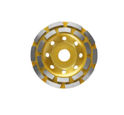 Diamond Cup Grinding Disc Turbo 125mm Diameter Double-Row Blade