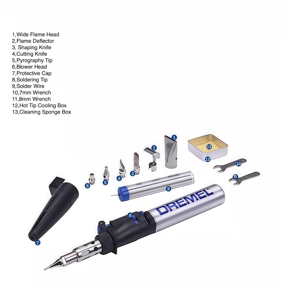 Dremel VersaTip 2000-7 multi-function gas soldering iron