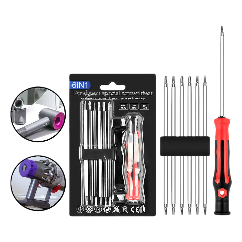 Dyson Vacuum Cleaner & Hair Dryer Repair Tool Set 6 IN 1