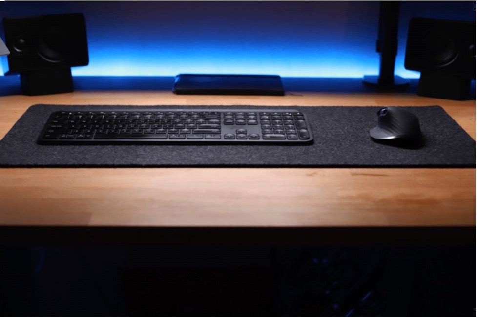 Felt Desk Mat Non-Slip Keyboard and Mouse Pad 140x70cm