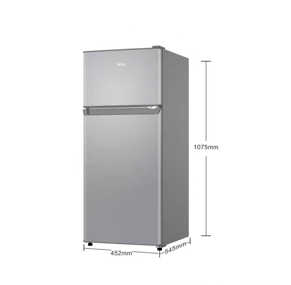 Haier BCD-118TMPA Stainless Two-door Mini-refrigerator 118L