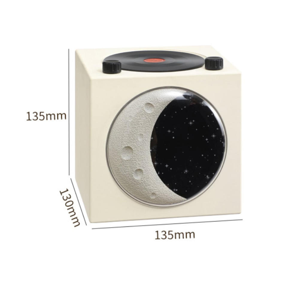 Half Moon Starry Sky Night Light Wireless Bluetooth Speaker