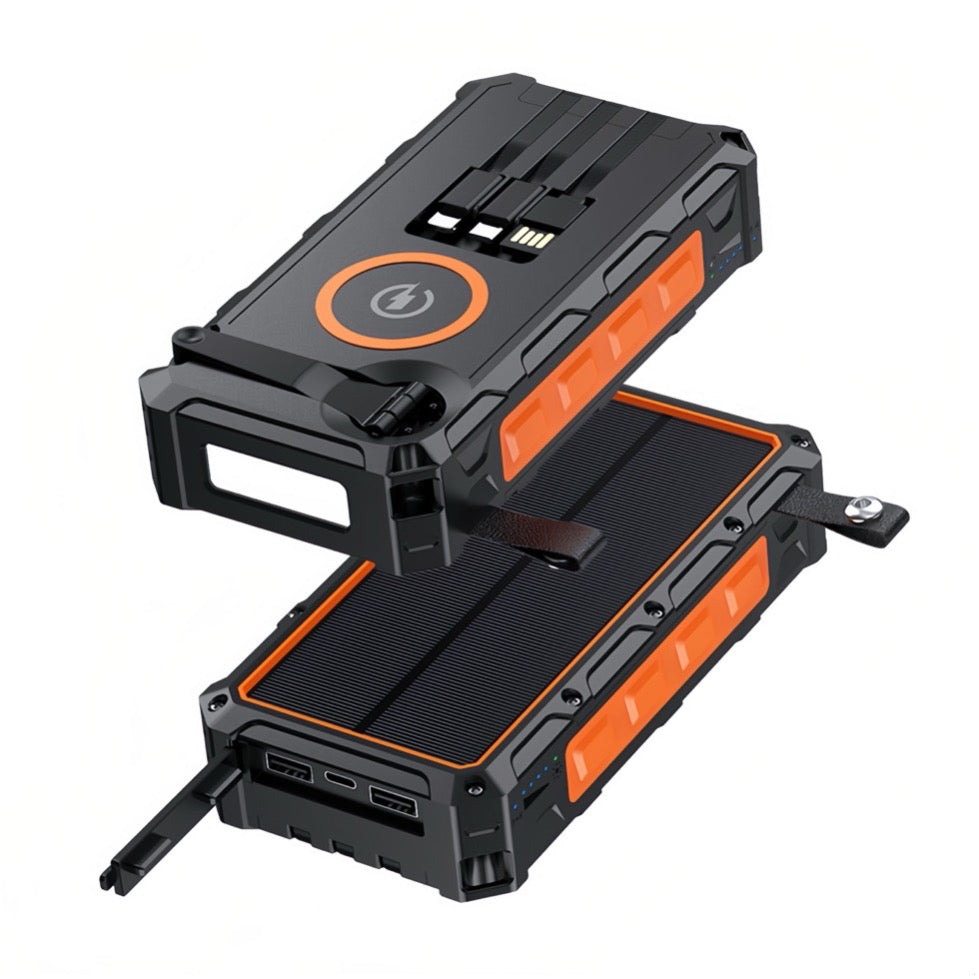 Hand-cranked Solar Power Bank 20000mAh 15W