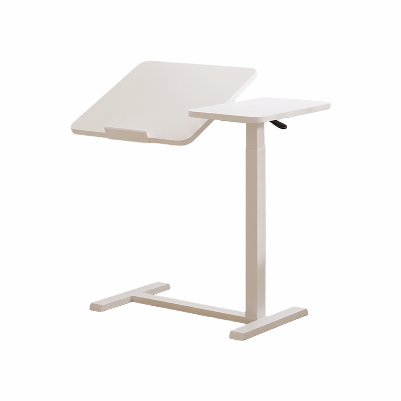 Height Adjustable Mobile Sofa & Bed Side Table dual 700x400x15 mm  gas spring lifting