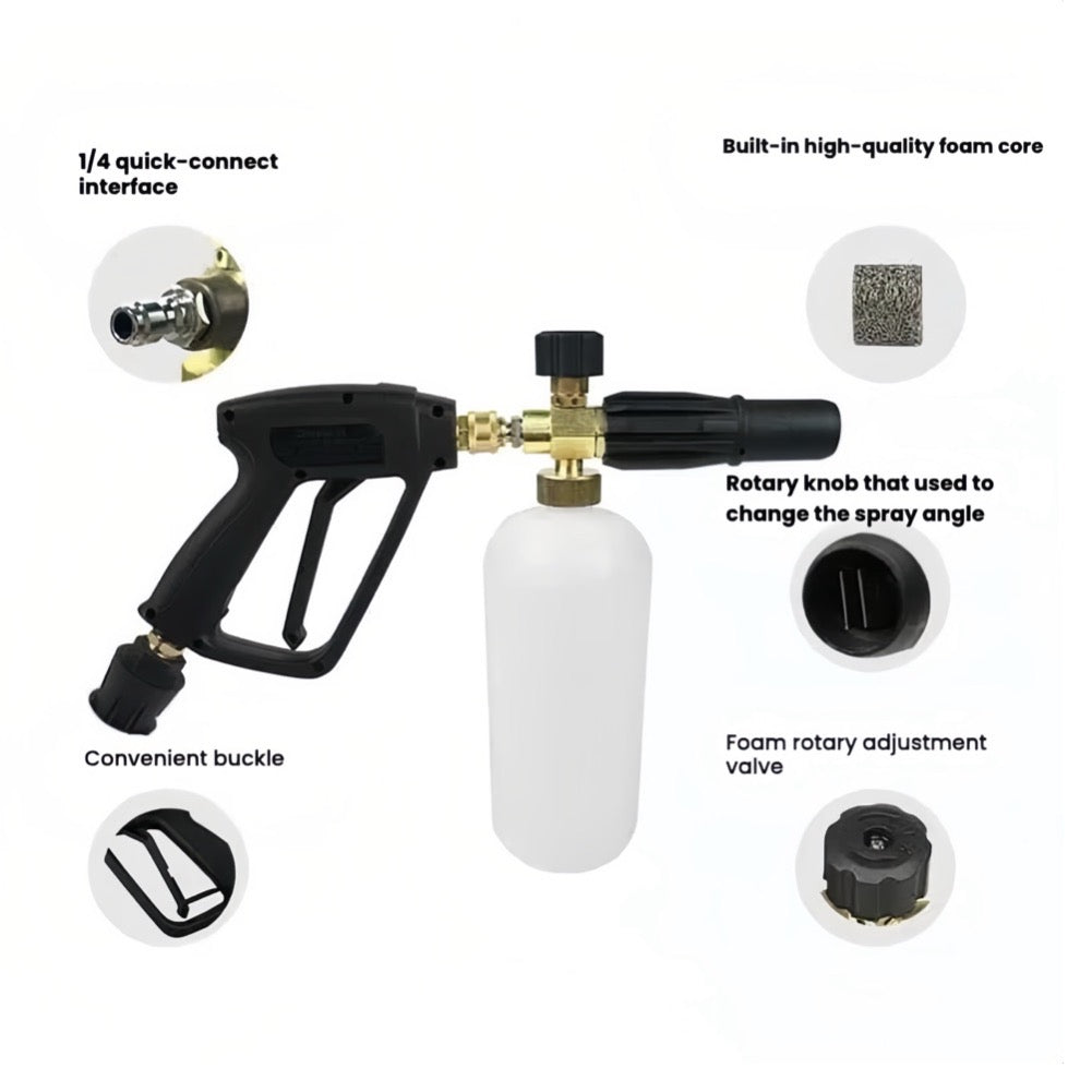 High-pressure Car Wash Gun Foam Cannon Kit