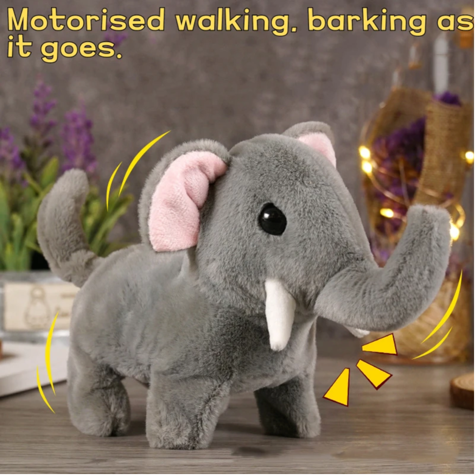 Interactive Electric Plush Elephant Toy