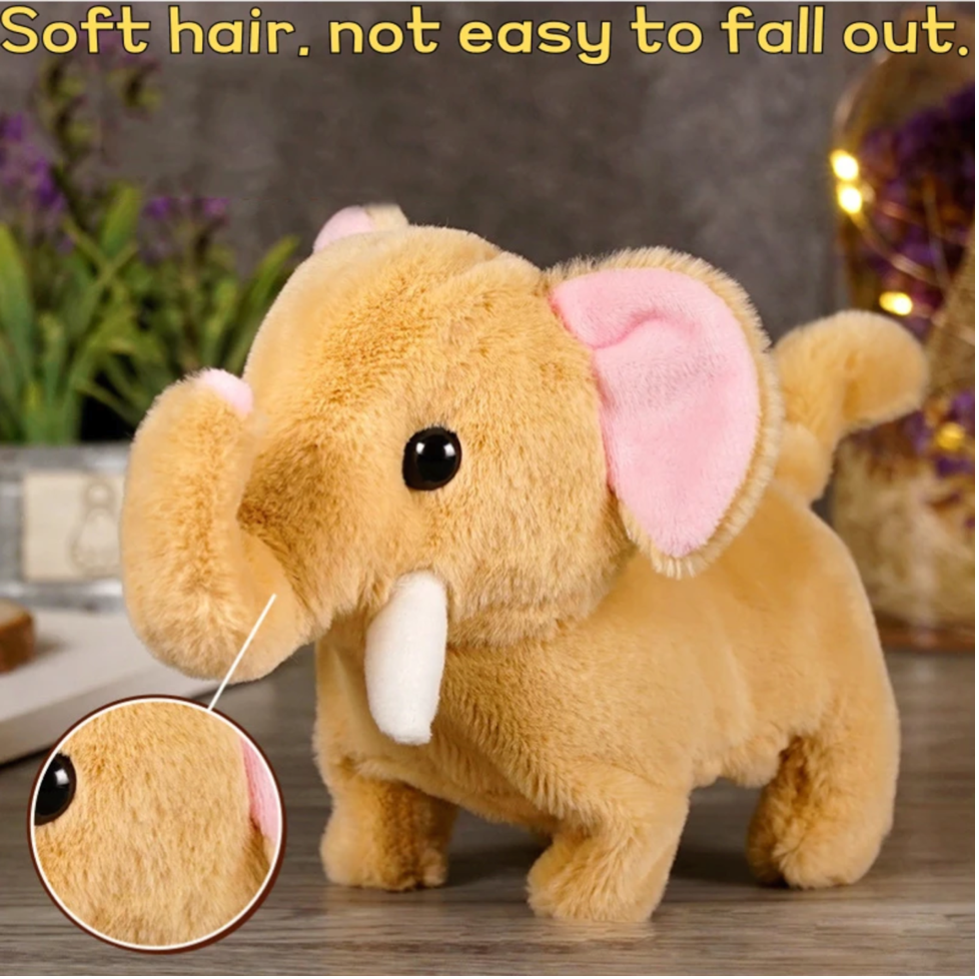 Interactive Electric Plush Elephant Toy