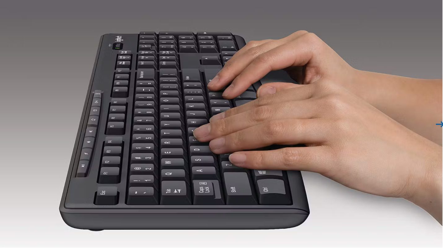 Logitech MK270 Wireless Keyboard and Mouse Combo BLACK