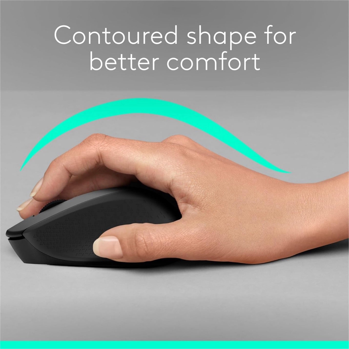 Logitech MK345 Wireless Keyboard & Mouse Combo - Black