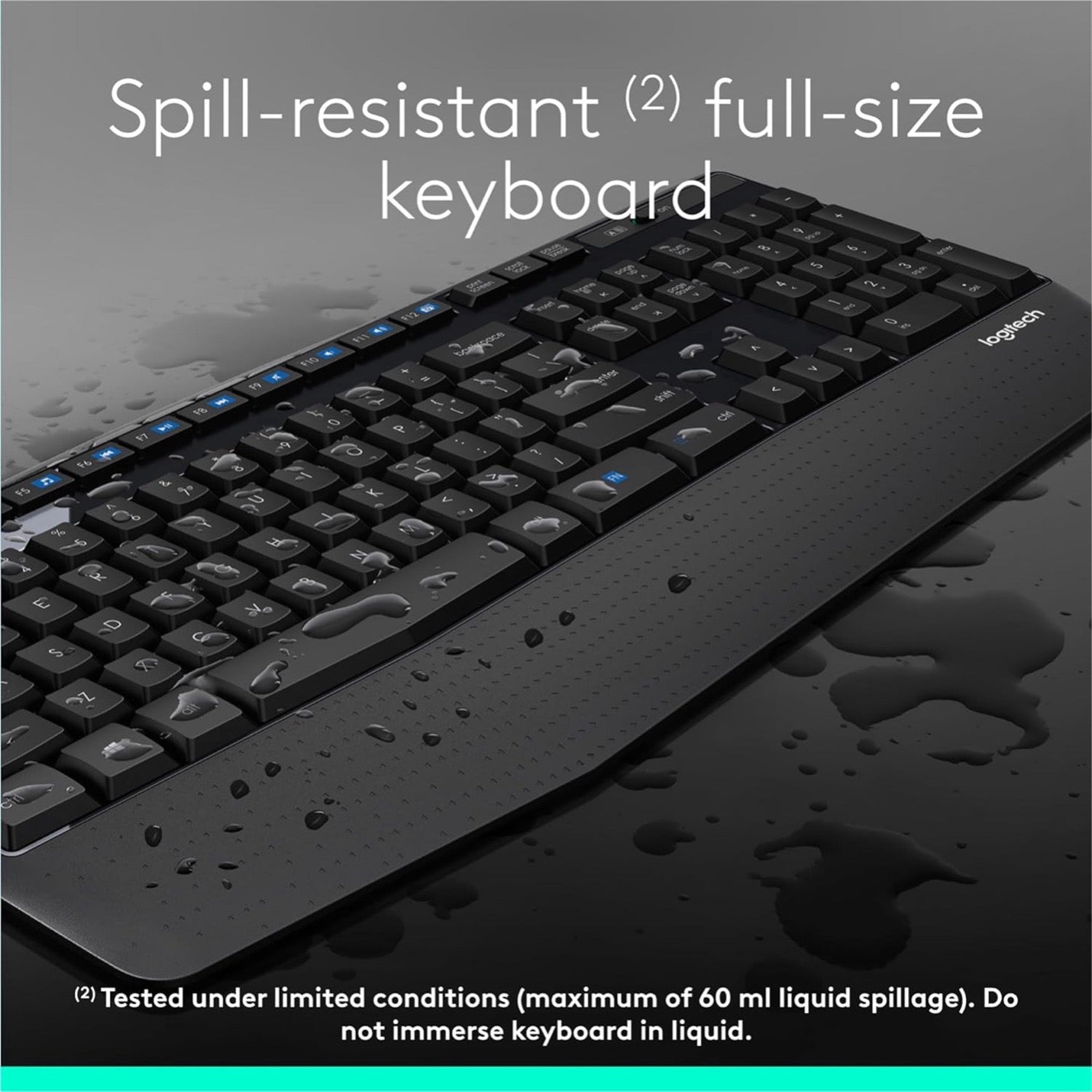 Logitech MK345 Wireless Keyboard & Mouse Combo - Black