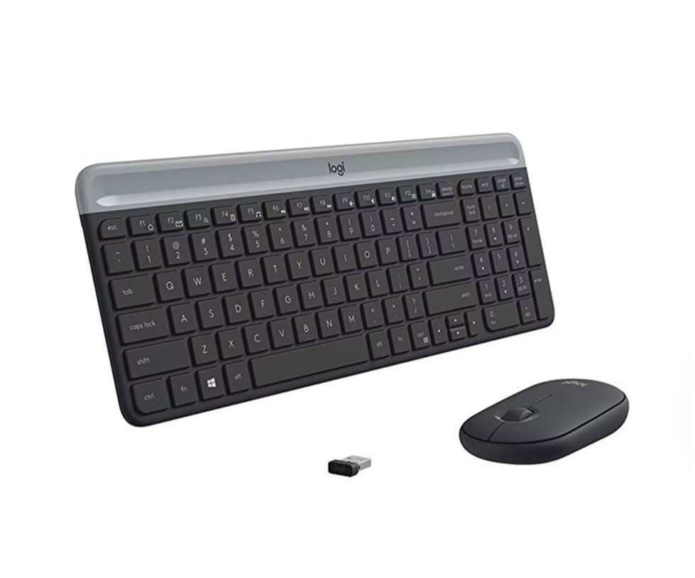 Logitech MK470 Slim Wireless Keyboard & Mouse Combo - Black
