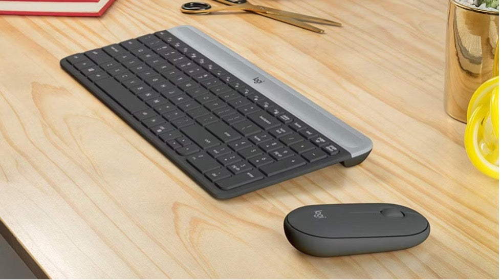 Logitech MK470 Slim Wireless Keyboard & Mouse Combo - Black