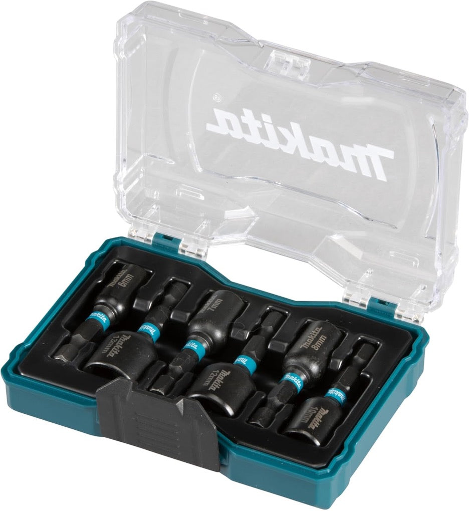 Makita 6pc Magnetic Socket Bit Set