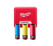 Milwaukee SHOCKWAVE Impact Duty Lug Nut Wheel Socket Set