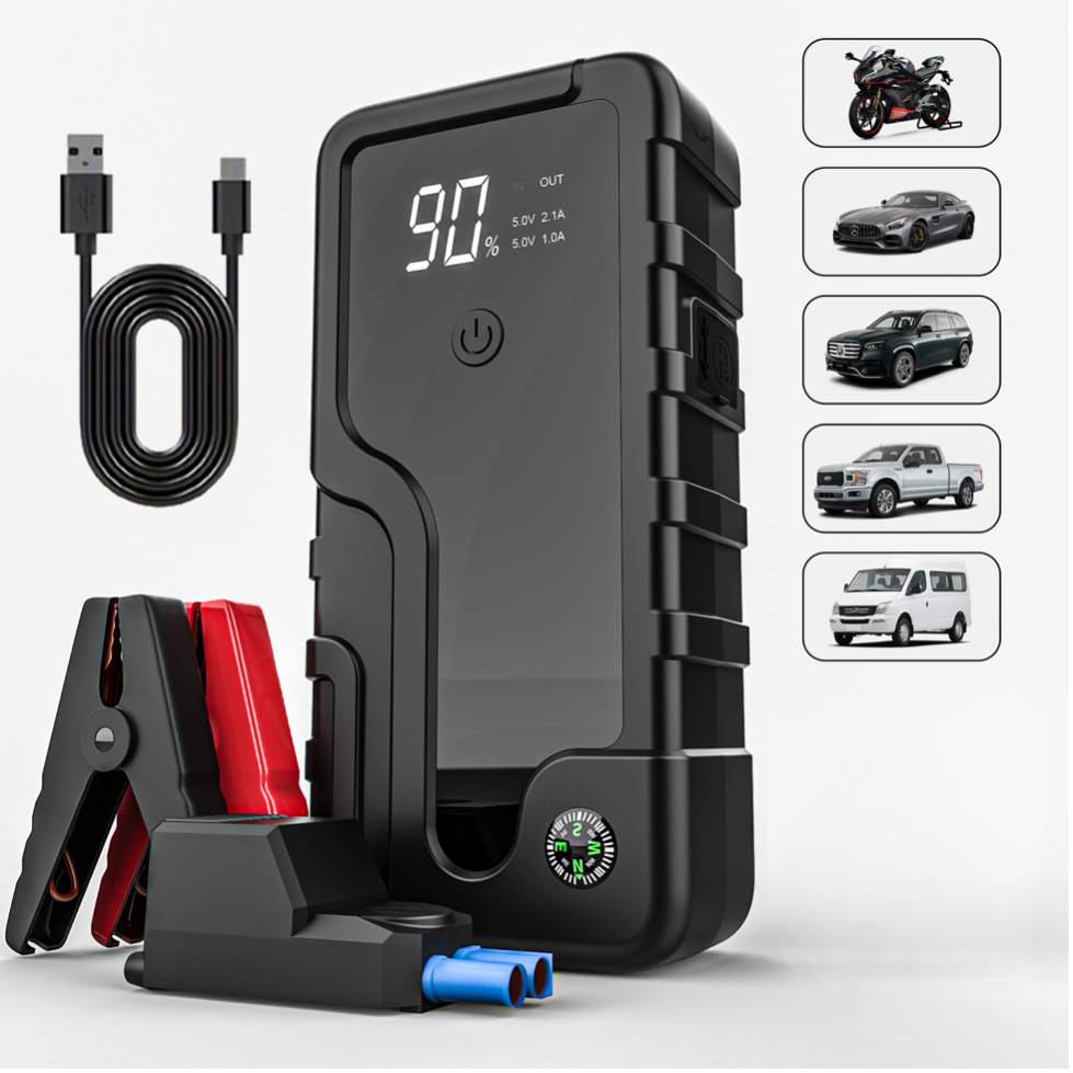 Multi-functional Jump Starter and Power Bank 5000mAh 12v