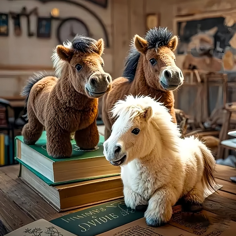 My Realistic Robot Pony" Electric Interactive Plush Toy