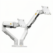 NB North Bayou G55 Heavy Duty Dual Monitor Arm for 27-34 Inches Computer Screens, Monitor Mount Load Max 16 kg VESA 75/100 mm WHITE