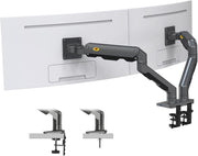 NB North Bayou G65 heavy-duty dual monitor arm desk mount for 27-34 Inches Computer Screens BLACK