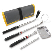 Pickup Tool Set with Extendable Flashlight and Inspection Mirror 5PC
