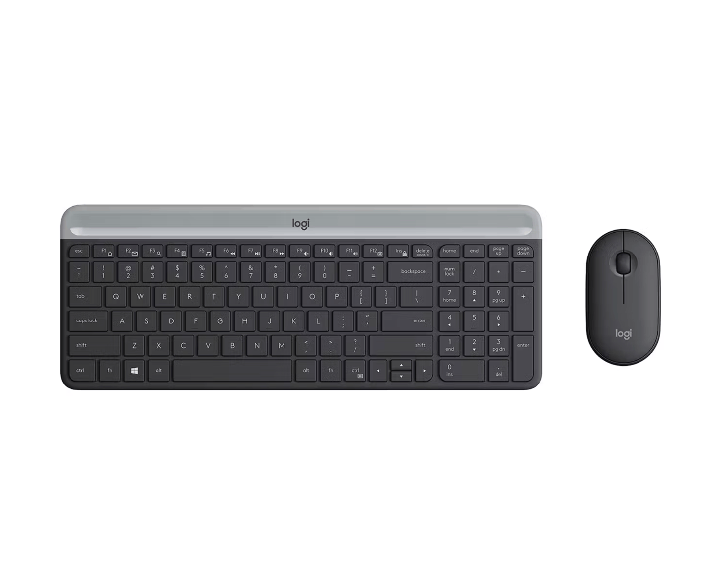 Logitech MK470 Slim Wireless Keyboard & Mouse Combo - Black