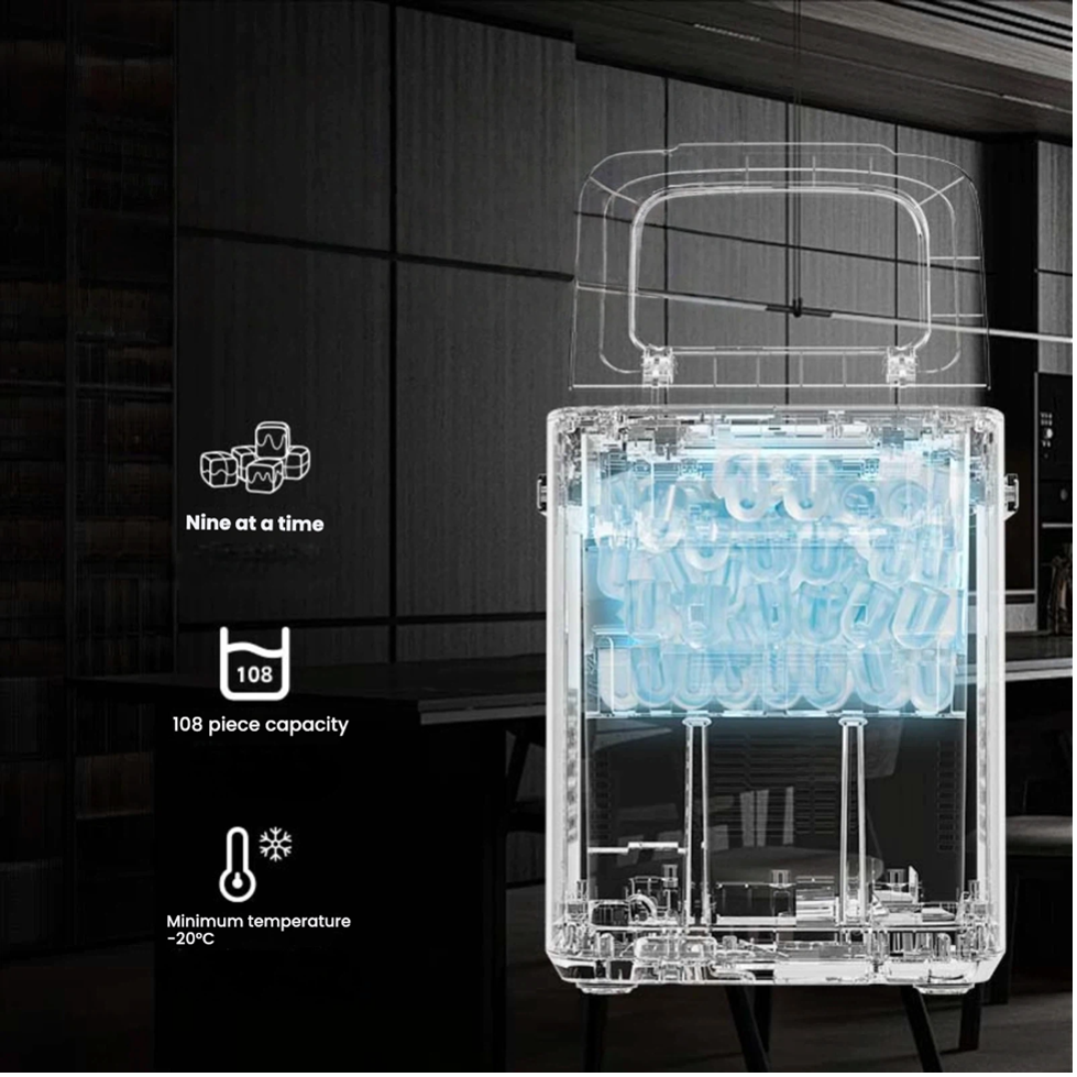 Portable Automatic Household Ice Maker 1.4L