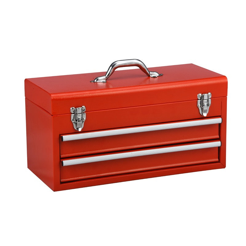 Portable three-layer drawer-style tool box