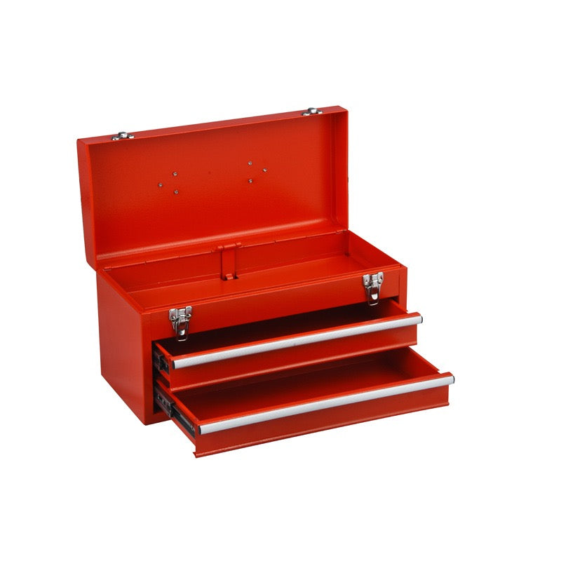 Portable three-layer drawer-style tool box